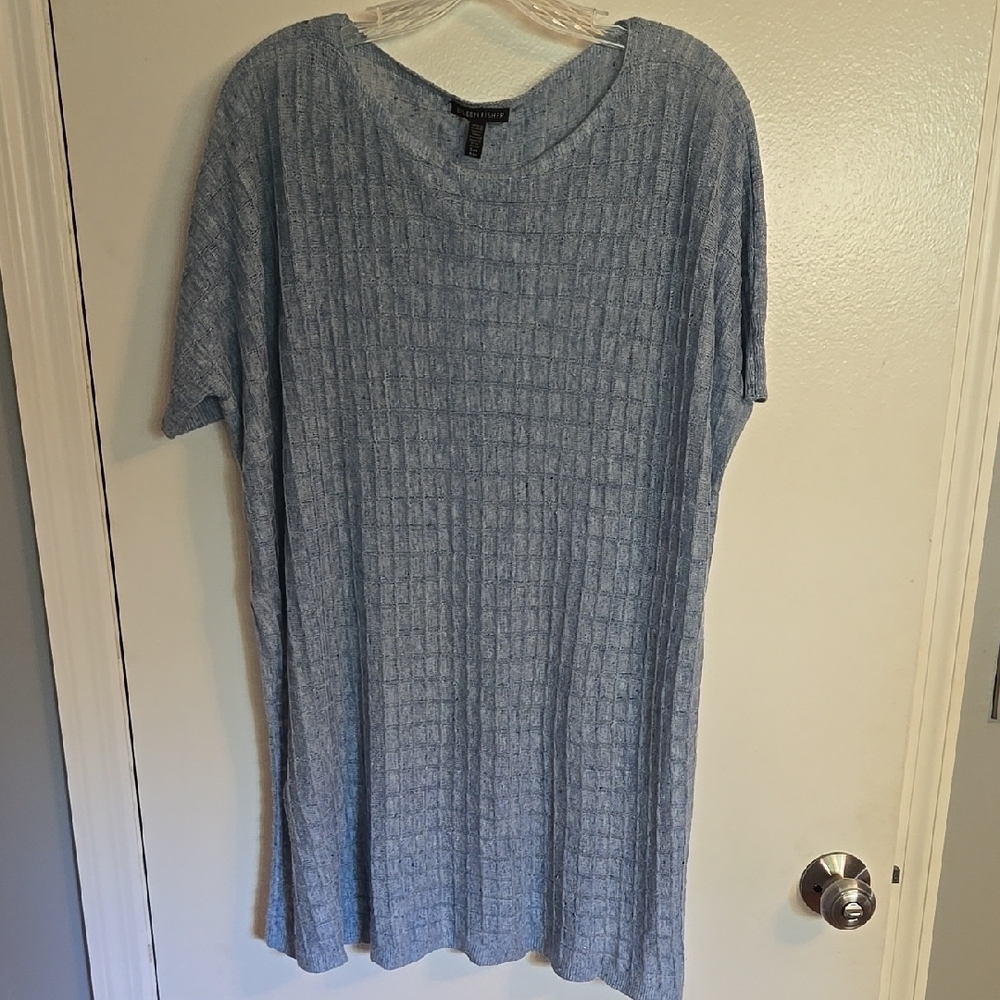 Eileen Fisher Blue Top